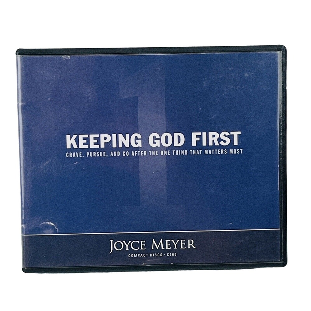Keeping God First 4 Audio CD‎ Set Joyce Meyer Ministries
